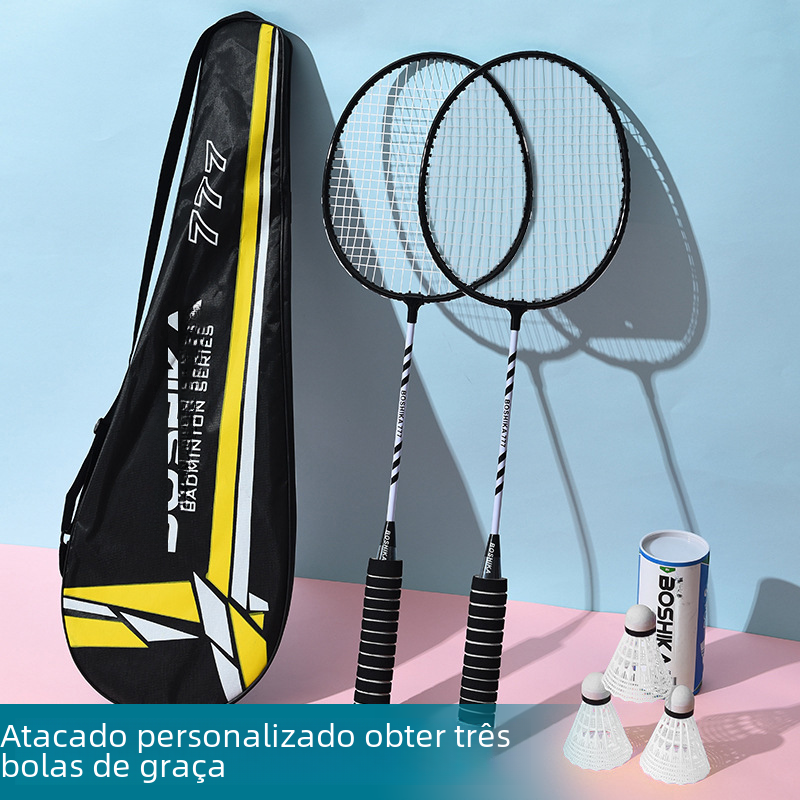 Premium Pro-Grip Badminton Racket Set