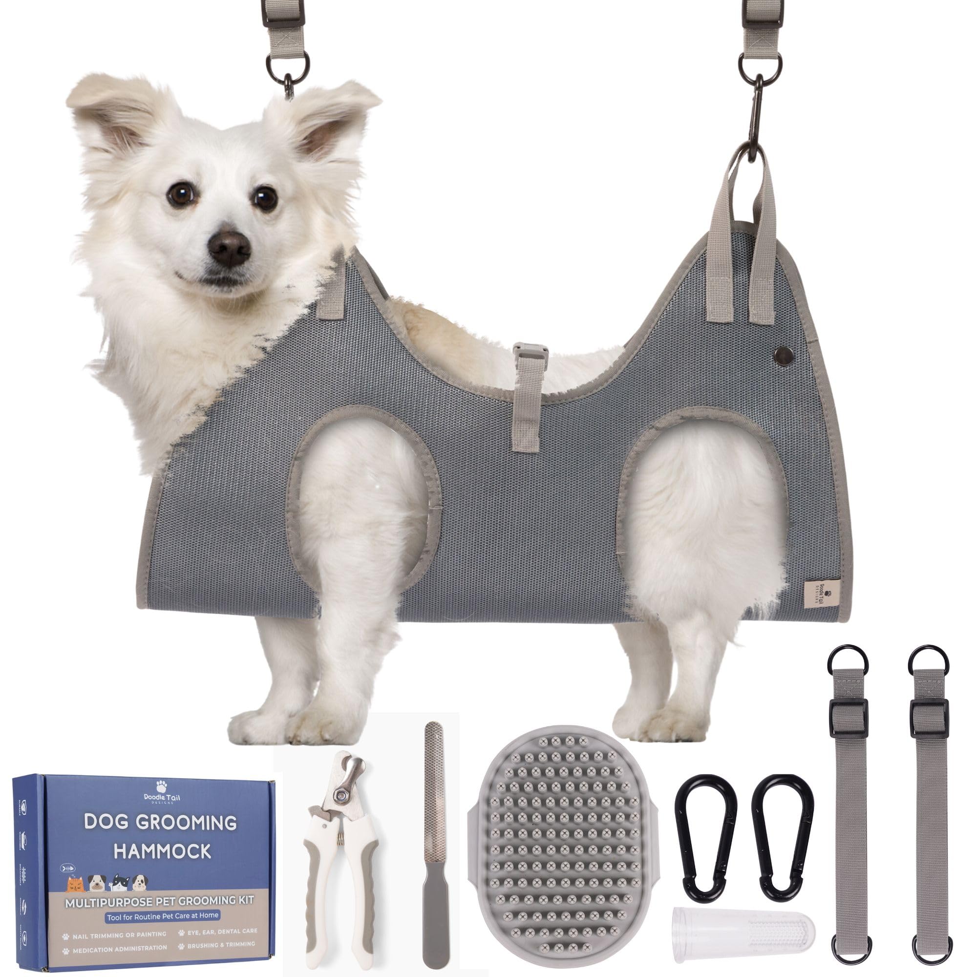 Professional Medium Pet Grooming Hammock & Safety Sling Kit