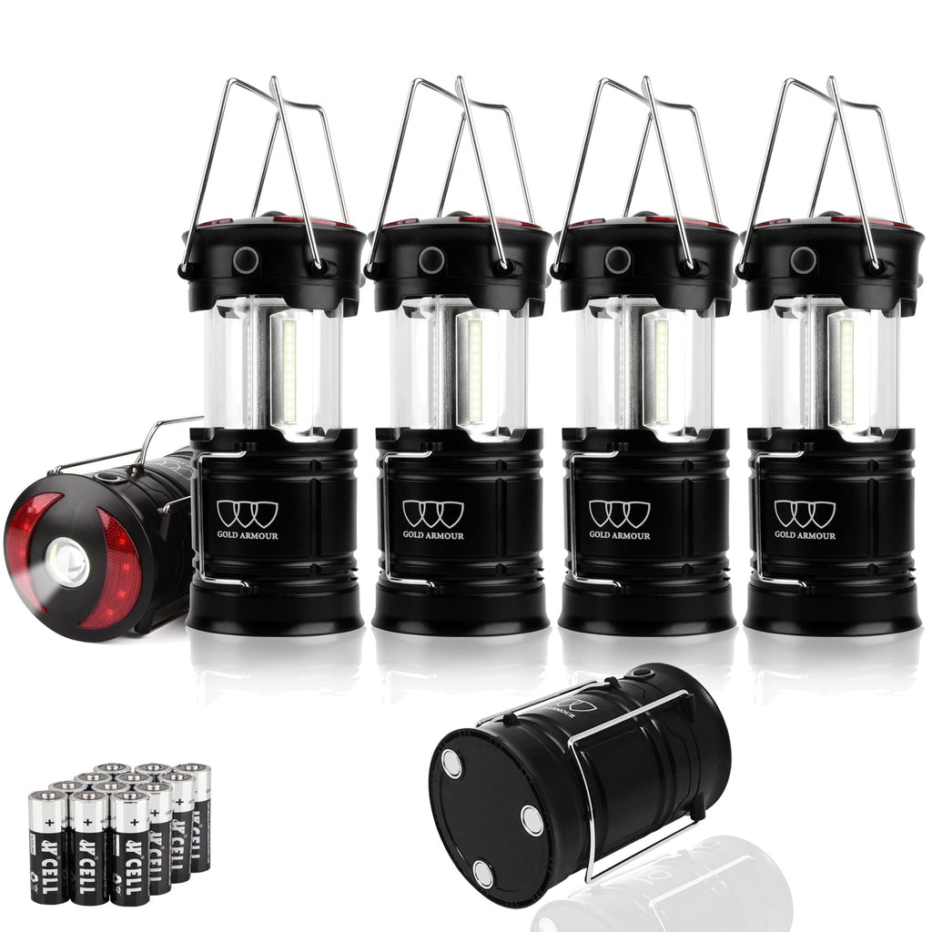Lumina-Guard' 500-Lumen LED Tactical Lantern (4-Pack Bundle)