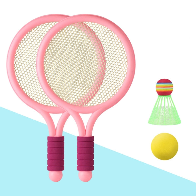 Premium Pastel Children's Badminton & Tennis Training Set