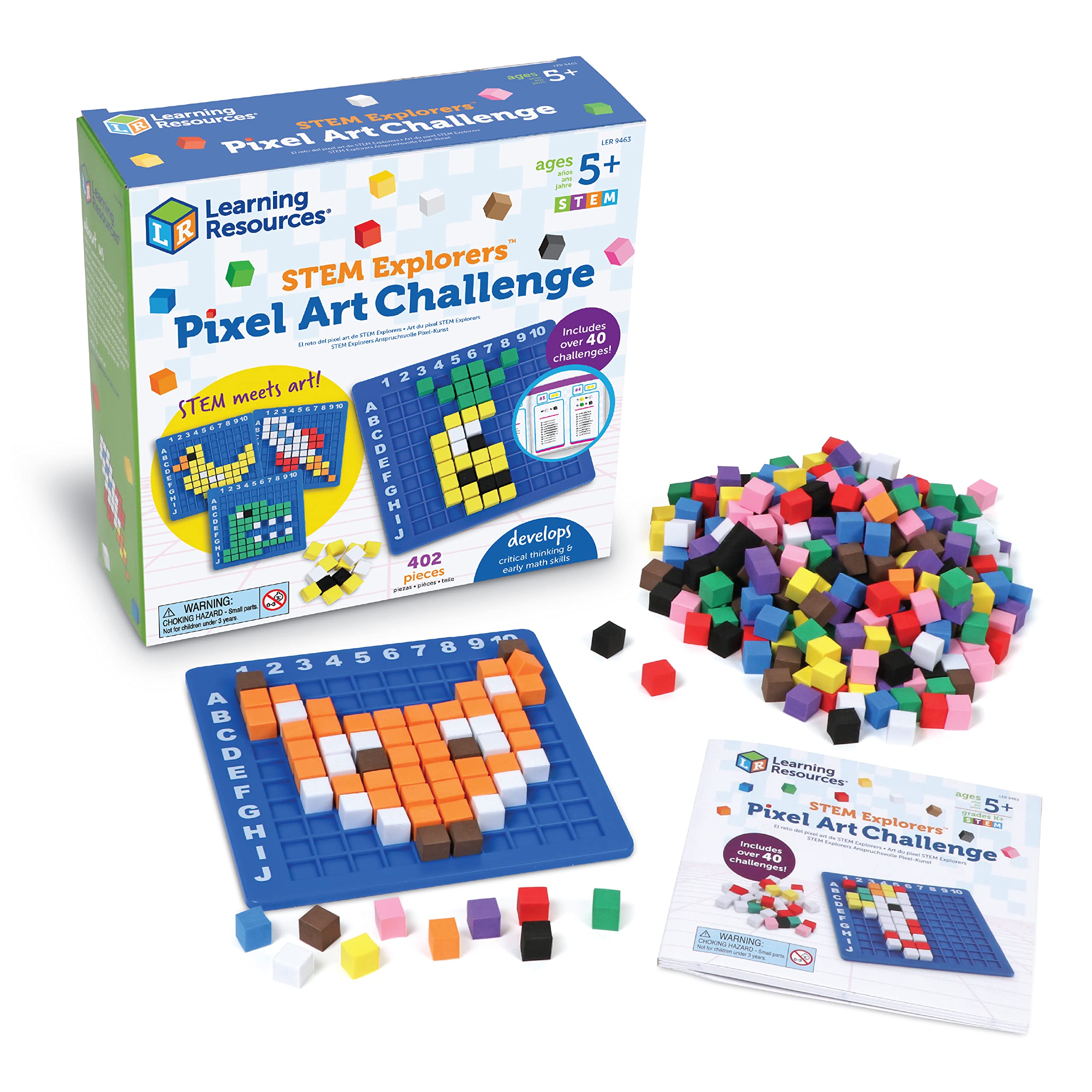 Pixel Art Math & Coding Challenge (400+ Pieces)