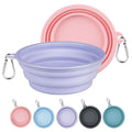 Kytely 2-Pack Collapsible Travel Pet Bowls with Carabiner