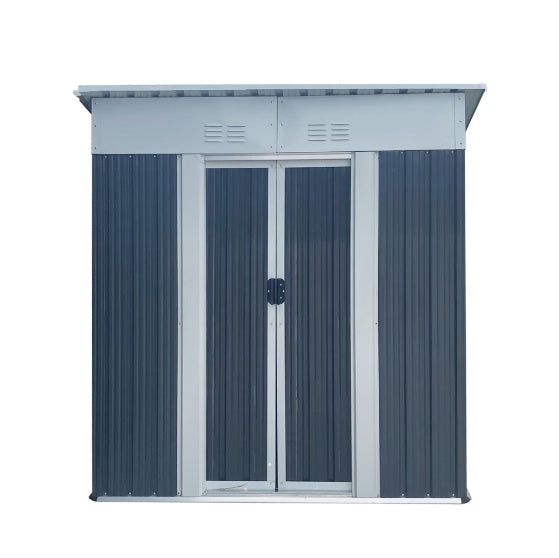Professional 5x3ft Small Gardening Tool House & Outdoor Metal Shed