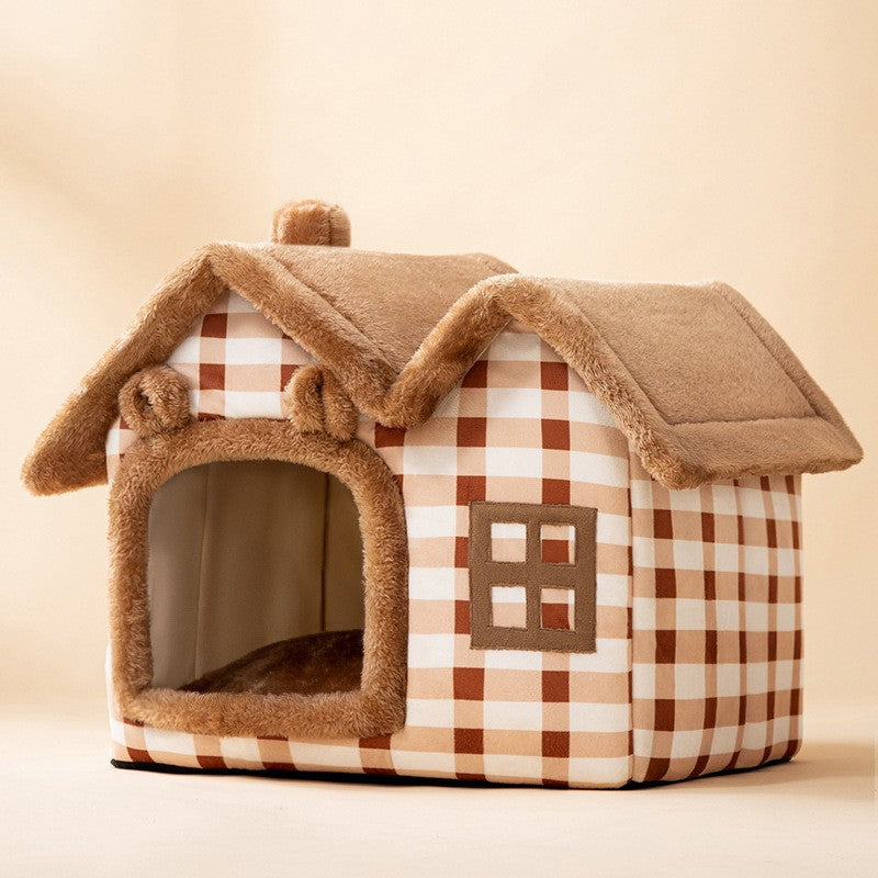 All-Season Thermal Enclosed Pet House & Brooder Nest