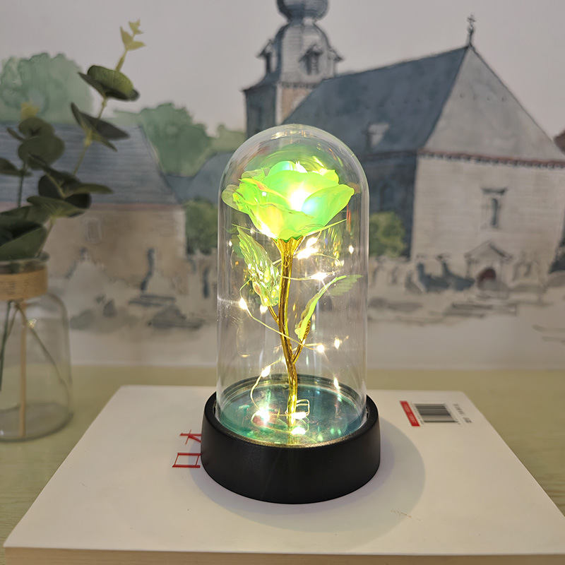 Legacy Love🔐 Forever Rose LED Night Light in Glass Dome