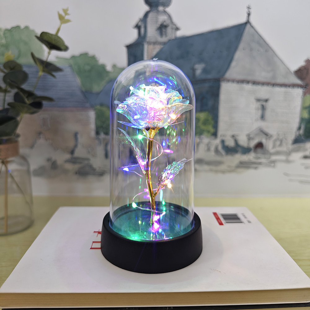 Legacy Love🔐 Forever Rose LED Night Light in Glass Dome