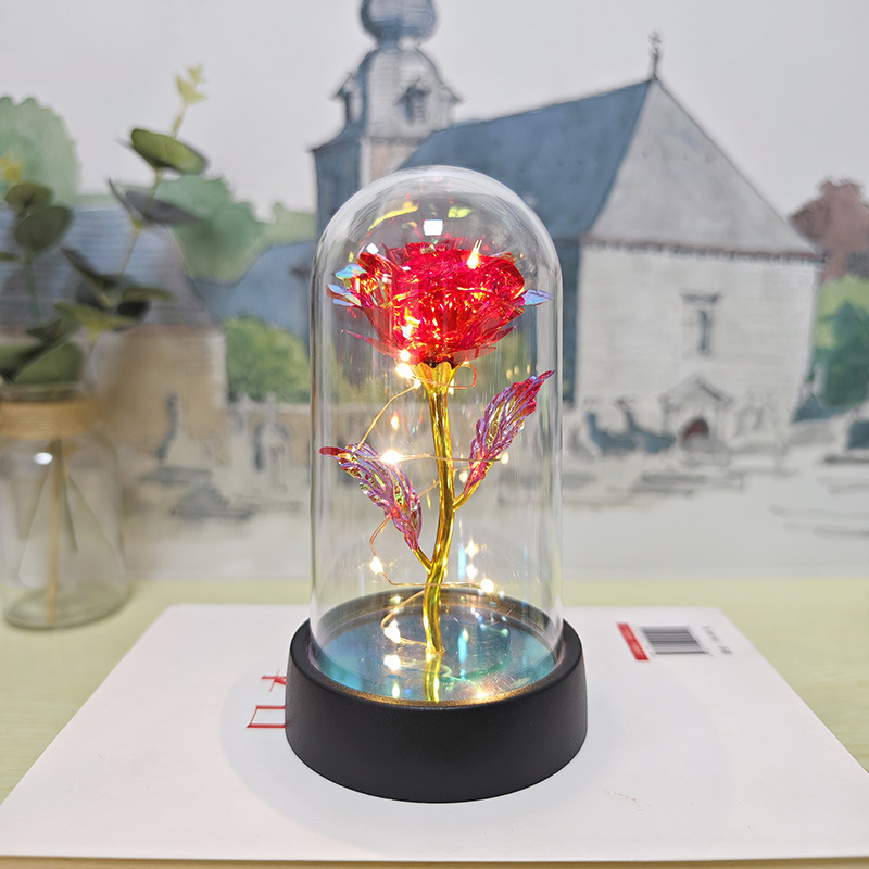 Legacy Love🔐 Forever Rose LED Night Light in Glass Dome