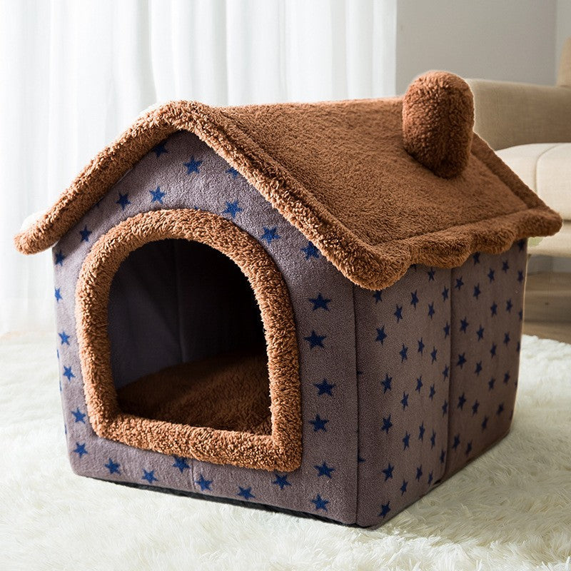 All-Season Thermal Enclosed Pet House & Brooder Nest