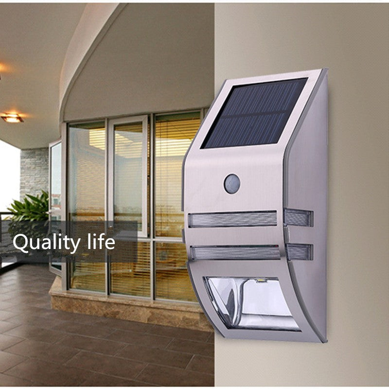 Professional Solar Wall Light with 120° Motion Sensor Security Suite