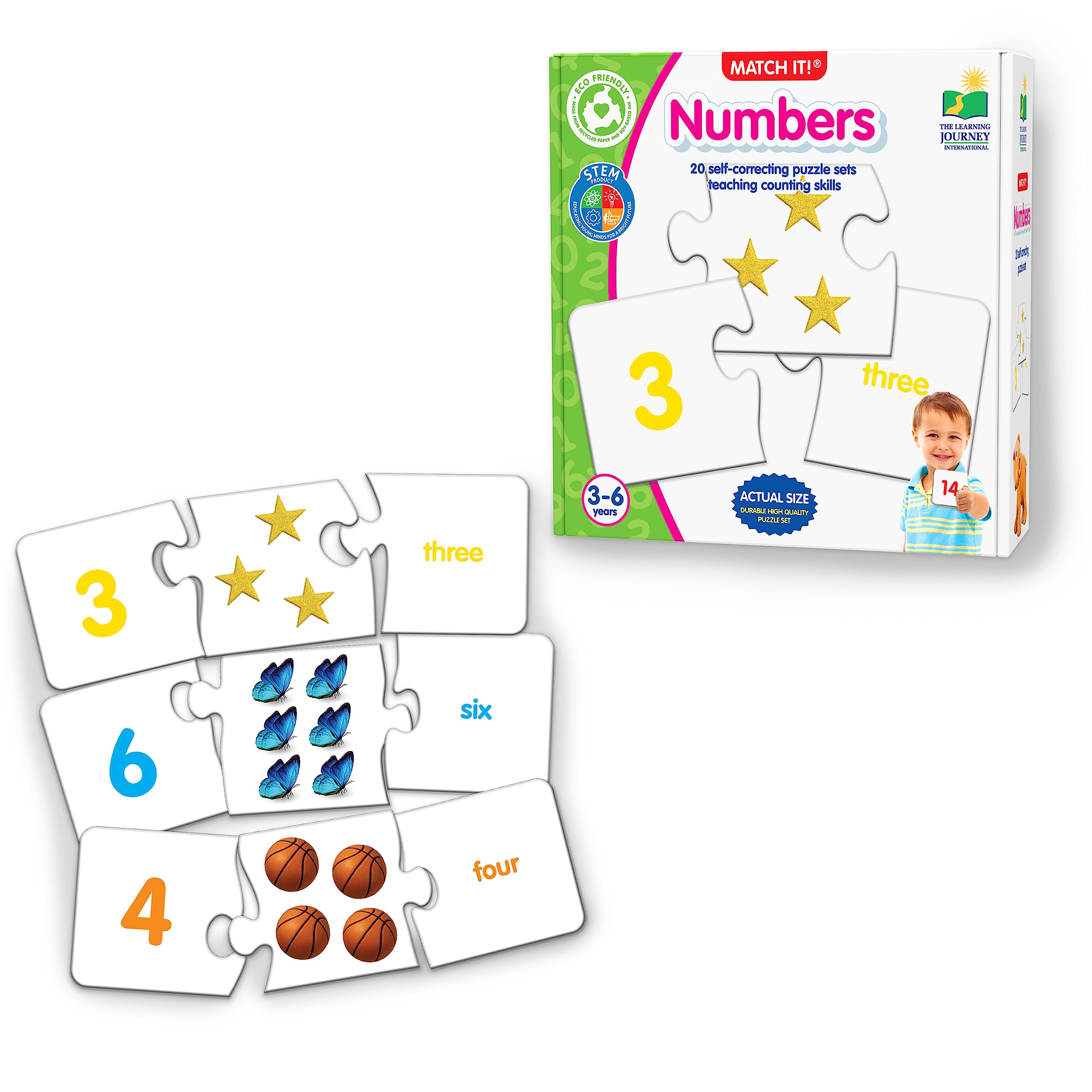 Self-Correcting Number & Counting Match Puzzles