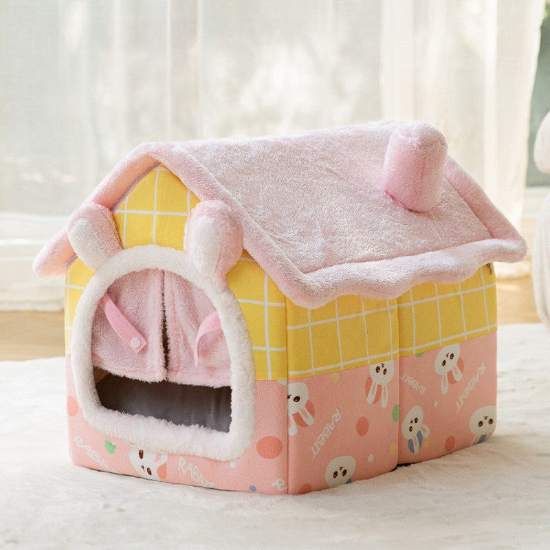 All-Season Thermal Enclosed Pet House & Brooder Nest