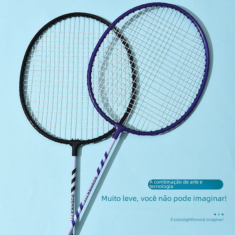 Premium Pro-Grip Badminton Racket Set