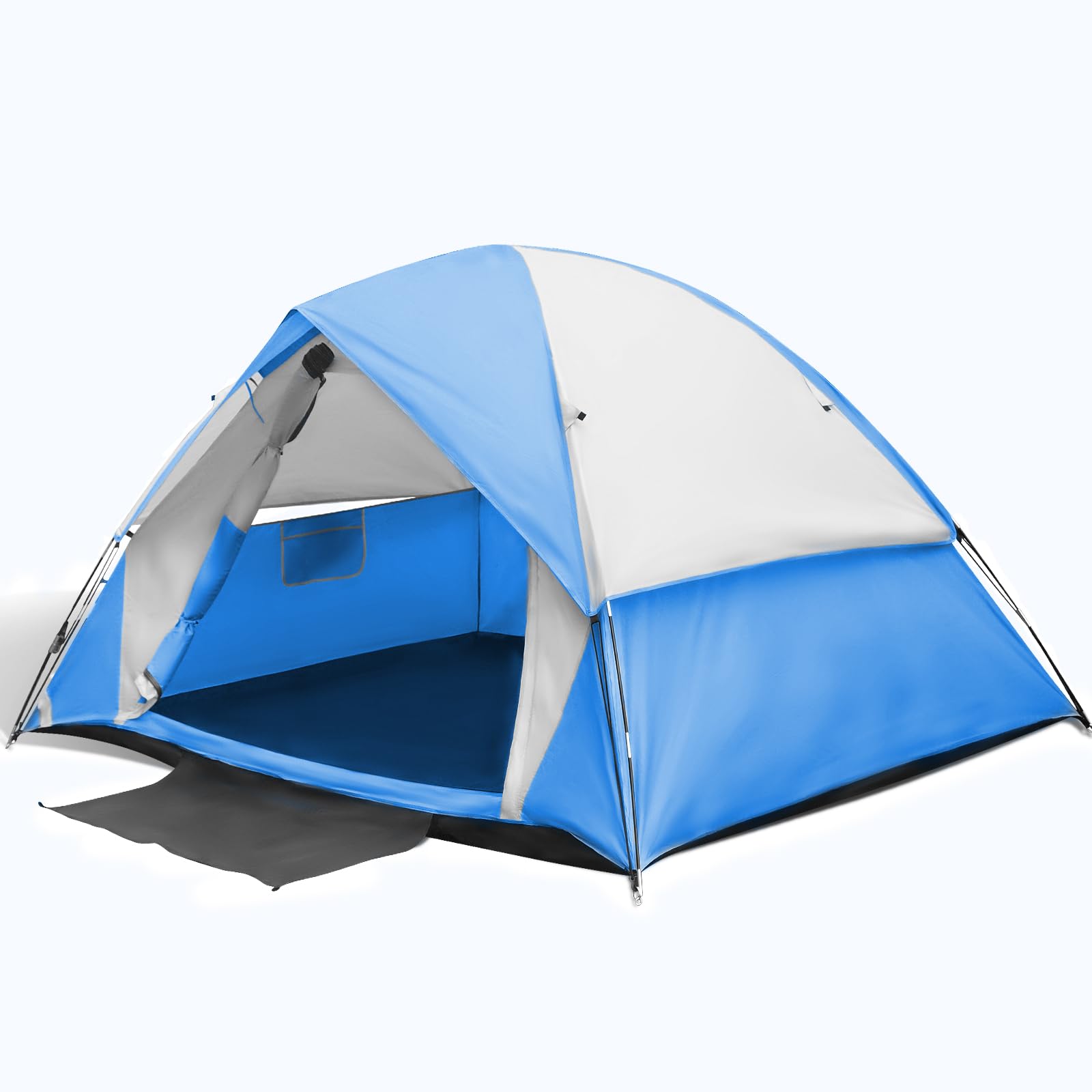 'Sky-Dome' 4-Person Weather-Shield Camping Tent