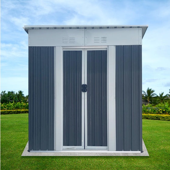 Professional 5x3ft Small Gardening Tool House & Outdoor Metal Shed