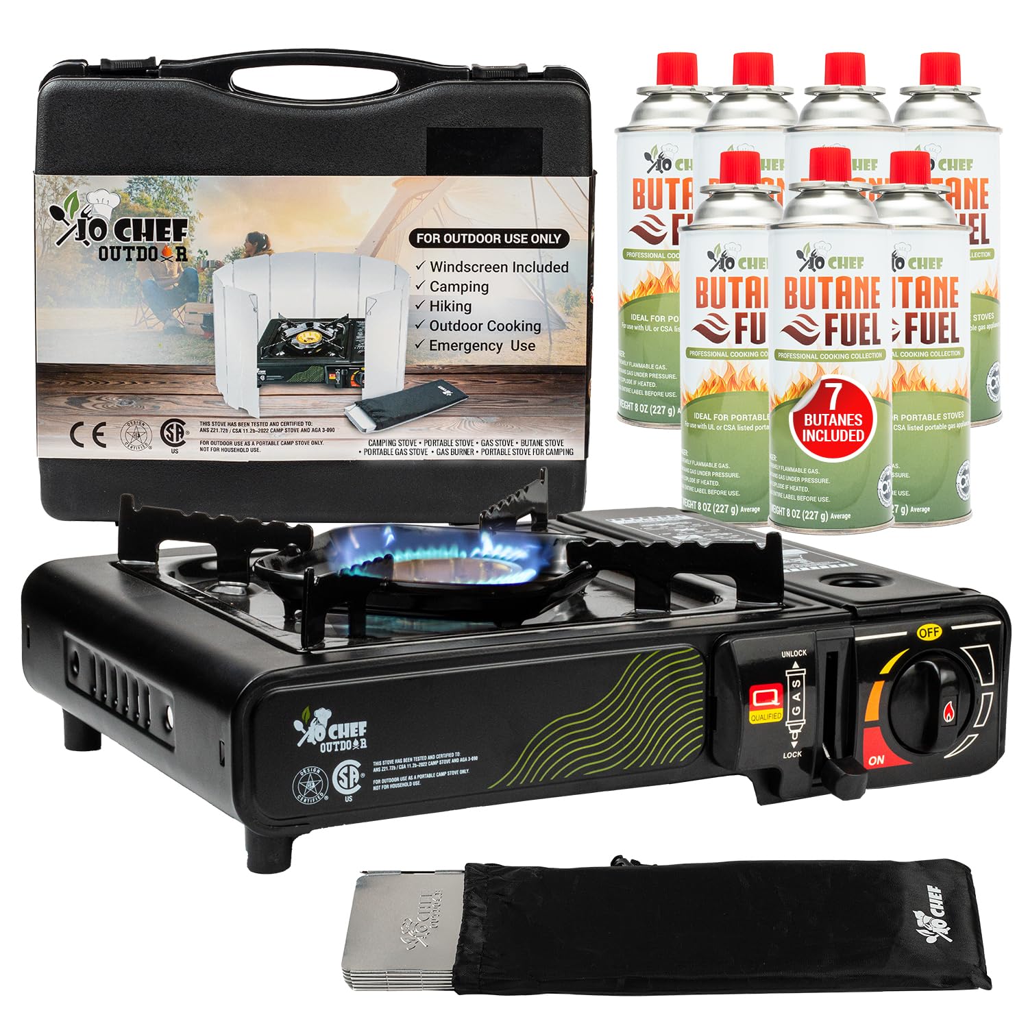 'Basecamp-Pro' 9,500 BTU Portable Outdoor Cooking Station