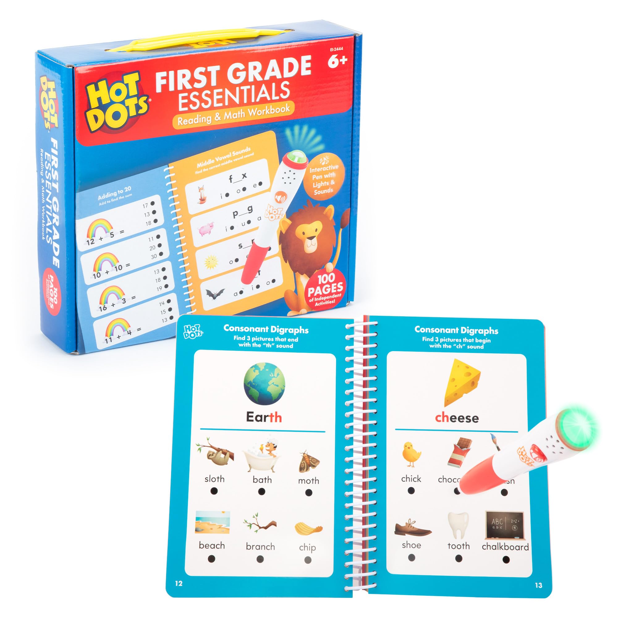 Hot Dots 1st Grade Mastery: Interactive Math & Reading System