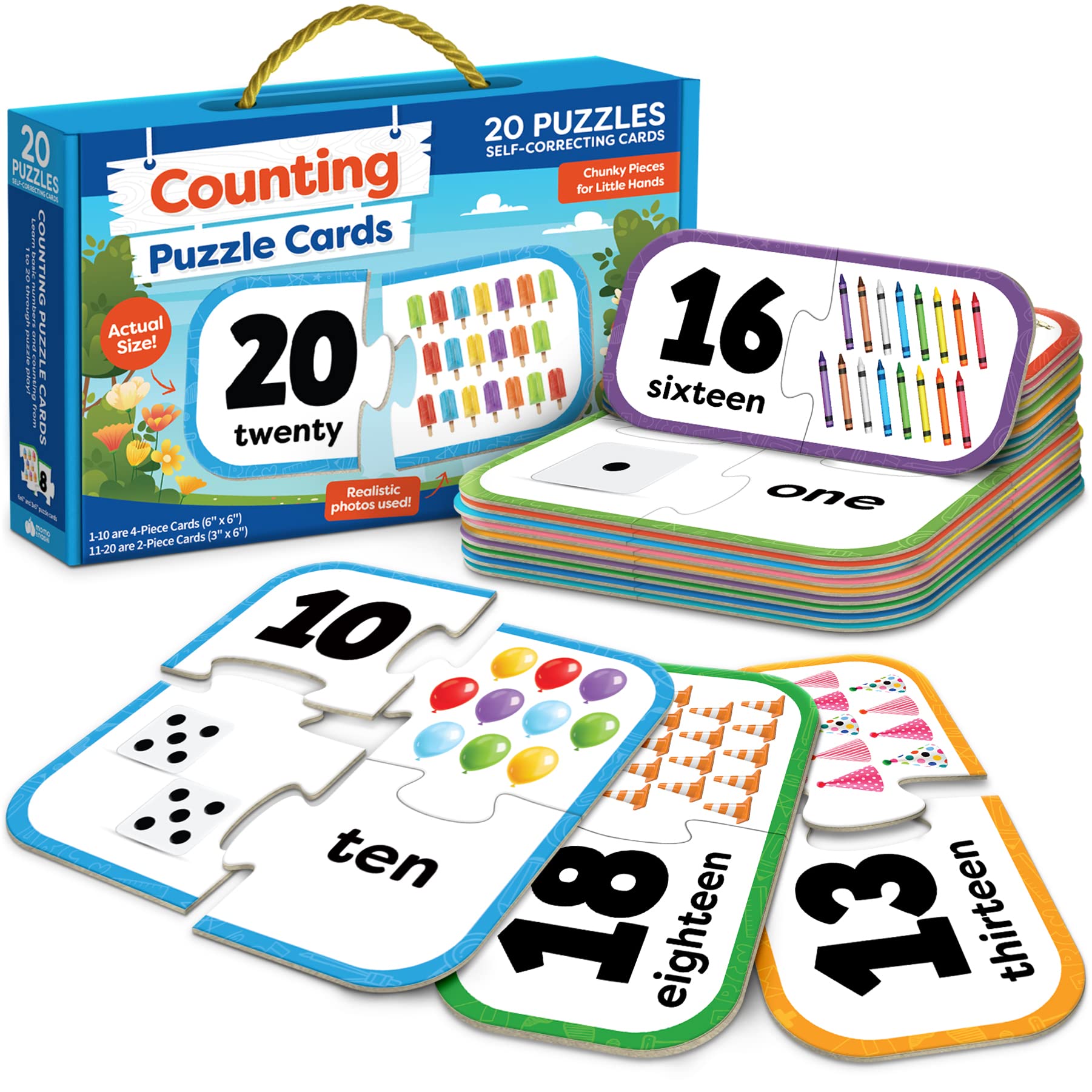 Perfect Match' 1–20 Self-Correcting Counting Puzzles
