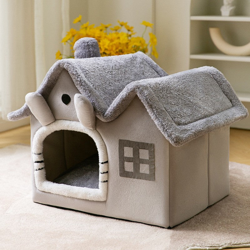 All-Season Thermal Enclosed Pet House & Brooder Nest