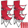 Squad-Seat' 4-Pack Portable Heavy-Duty Folding Chairs