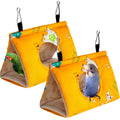 Weewooday 2-Pack Thermal Hanging Bird Hammock & Sleeping Hut