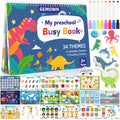 The Helpful Hubs 34-in-1 Montessori Preschool Busy Book & Learning Binder