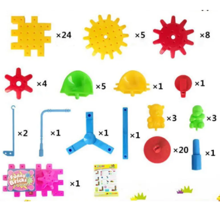 82-Piece Gear-Logic: Kinetic Engineering & Motion Set