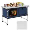 Basecamp-Hub' 3-Height Adjustable Folding Table & Storage Station
