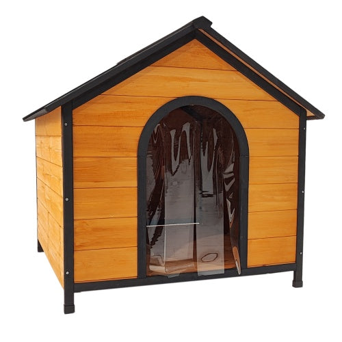 Wearable Strong Playground Solid Wood Elevated Dog House