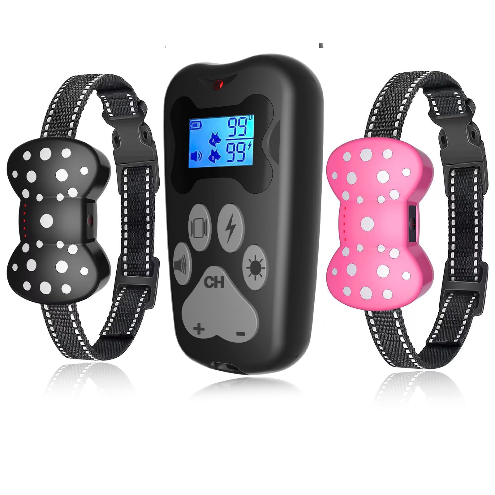 Professional 3000ft Remote Double-Dog Training & Behavioral Security Suite