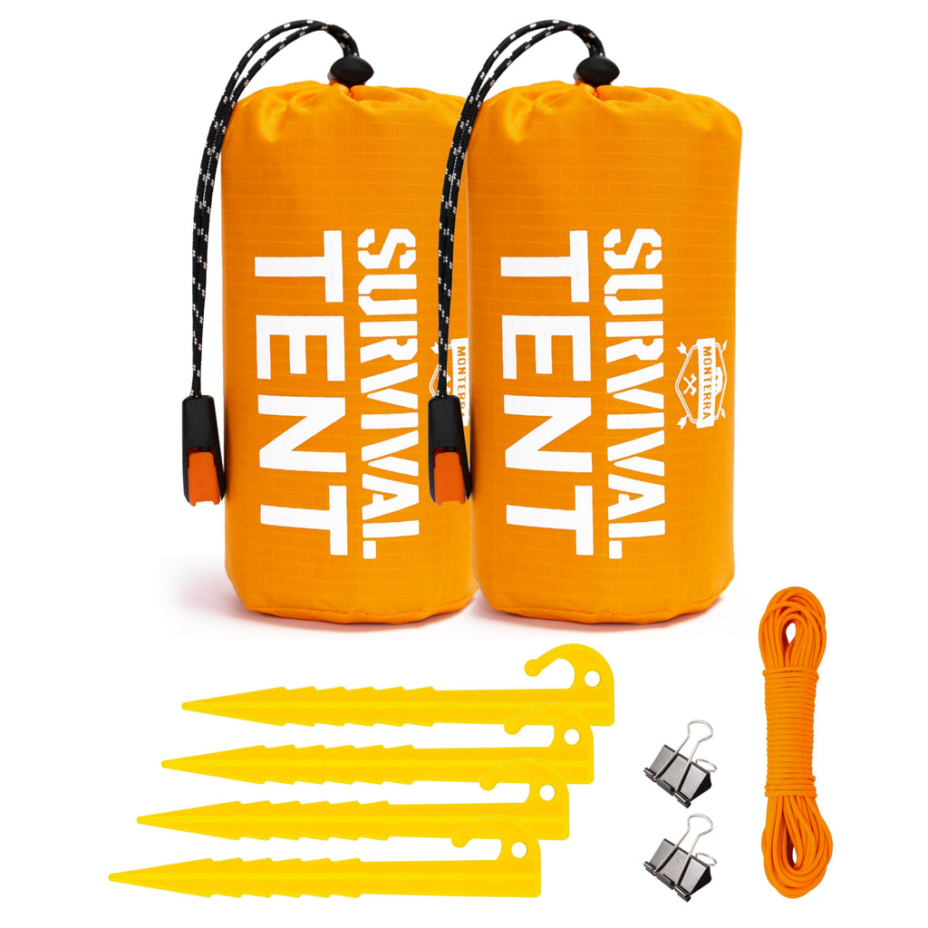 Thermal-Seal' 2-Person Advanced Survival Shelter (2-Pack)