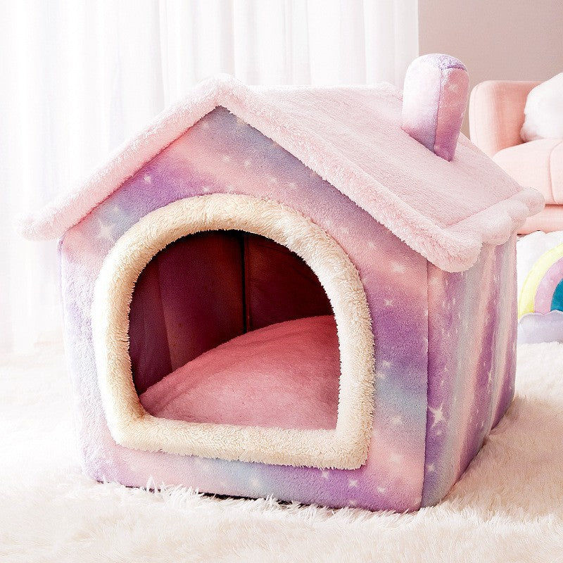 All-Season Thermal Enclosed Pet House & Brooder Nest