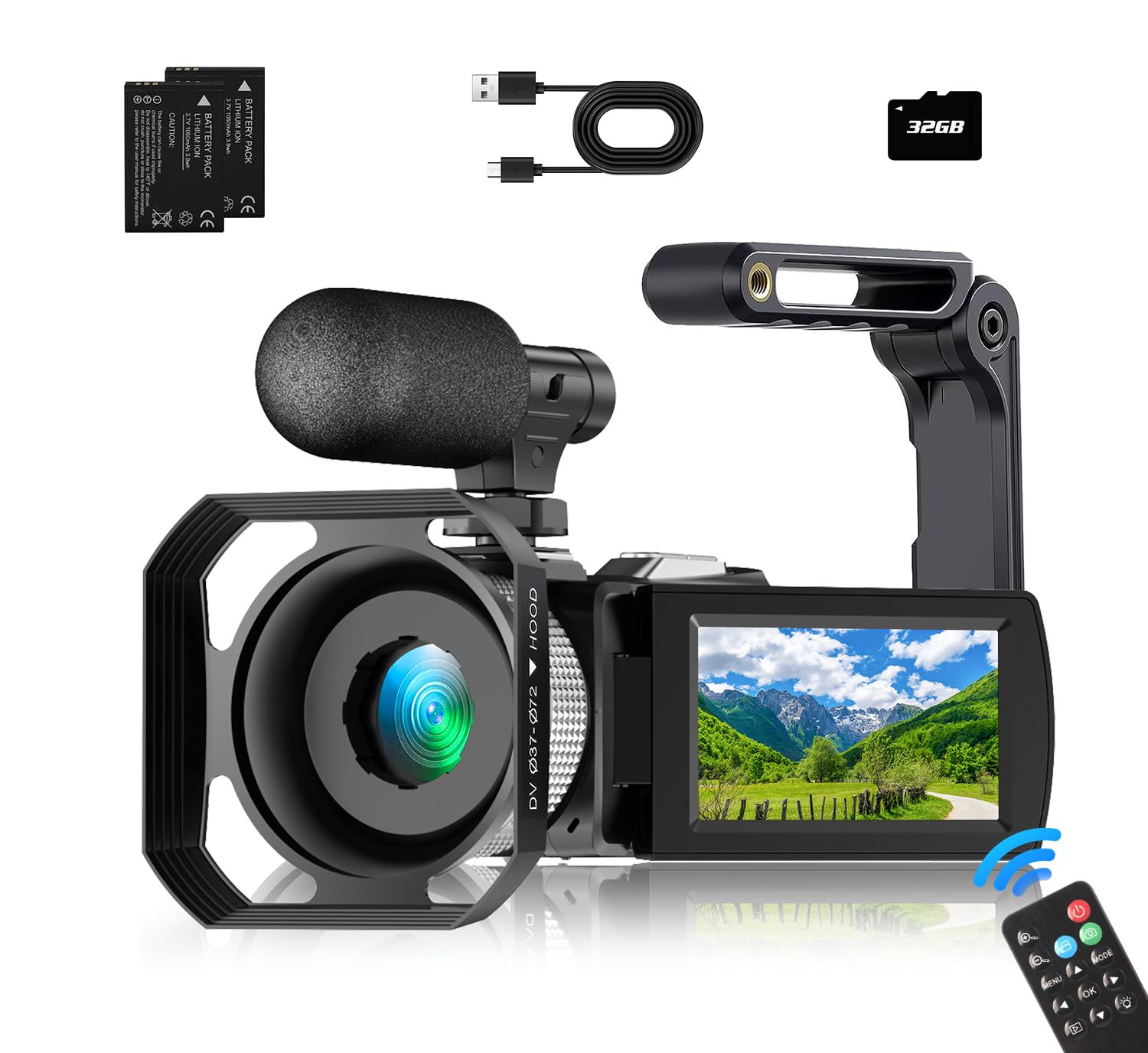 Cinematic 4K Ultra-HD Digital Camcorder & Creator Bundle