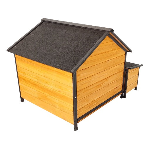 Wearable Strong Playground Solid Wood Elevated Dog House