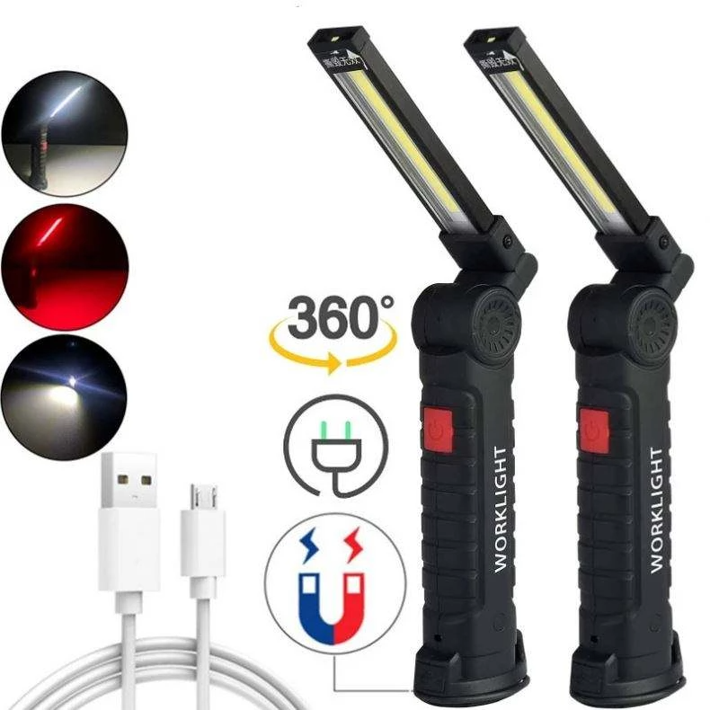 Professional Magnetic 360° Rechargeable LED COB Work Light Suite