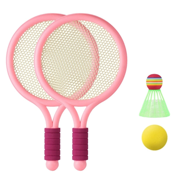 Premium Pastel Children's Badminton & Tennis Training Set