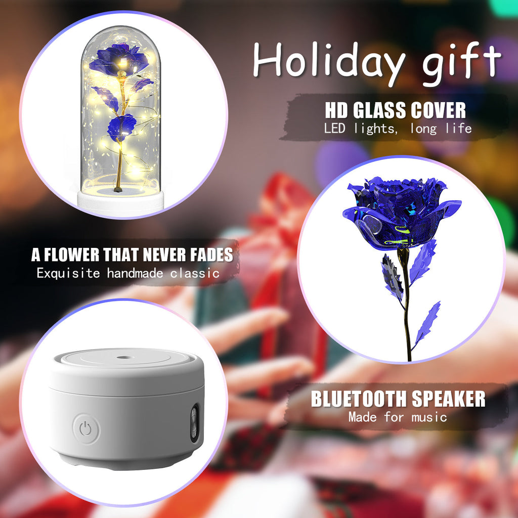 2-in-1 Legacy Love Bluetooth Speaker & LED Forever Rose Suite