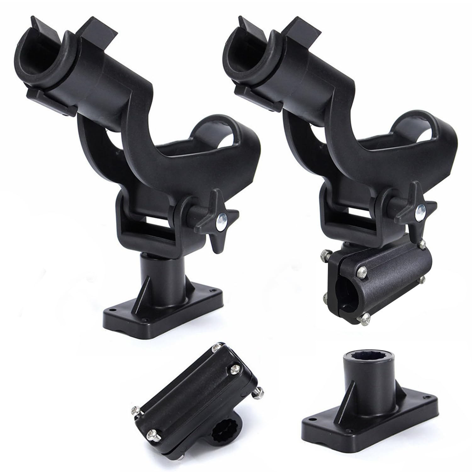 LBW Adjustable Boat & Kayak Fishing Rod Holder (2-Pack)