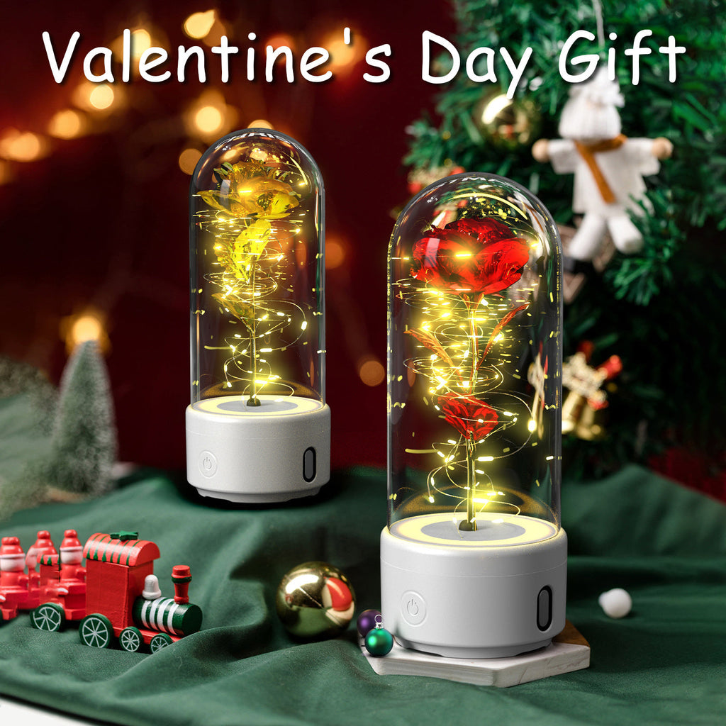 2-in-1 Legacy Love Bluetooth Speaker & LED Forever Rose Suite