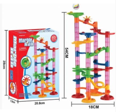 Modular STEM Marble Run Building Blocks