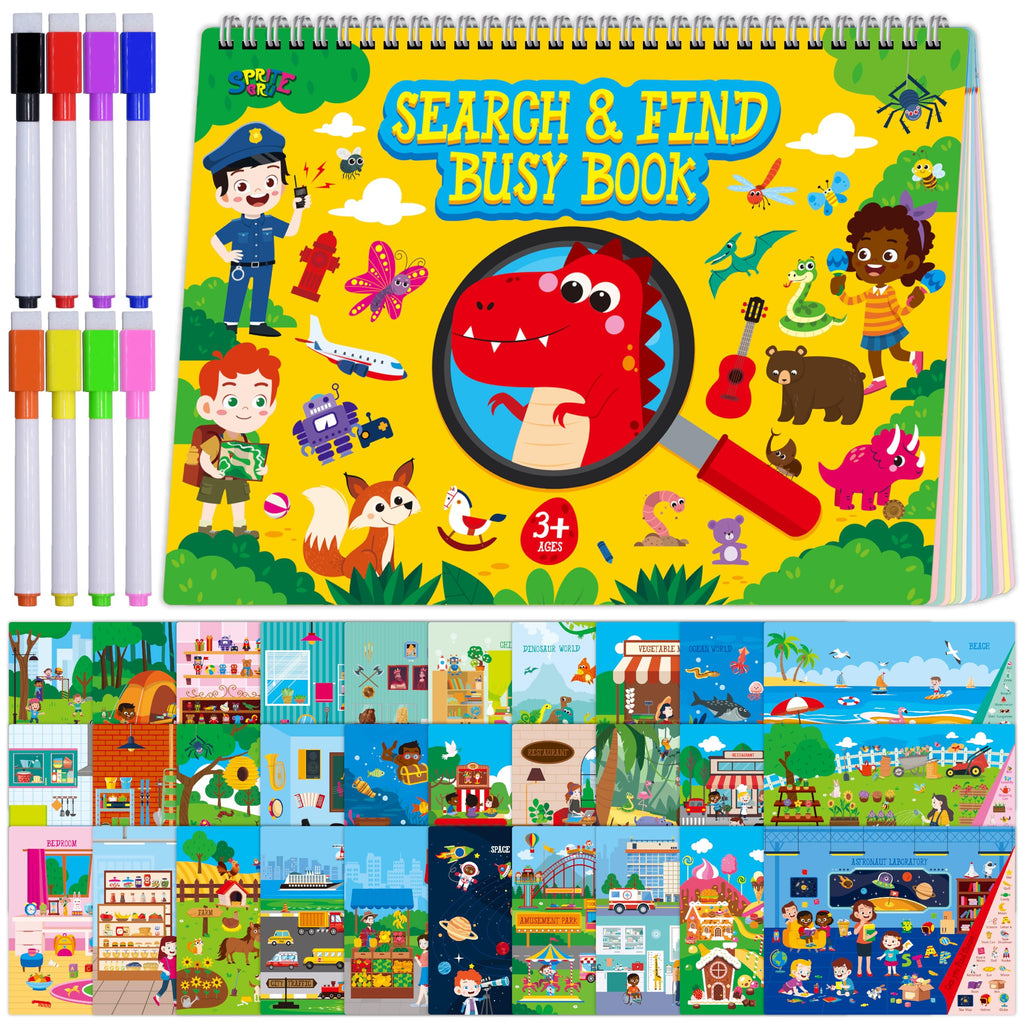 Reusable Search & Find Travel Activity Book