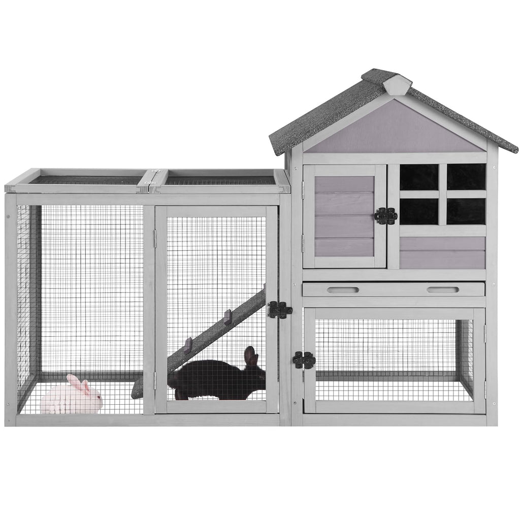 GUTINNEEN Expandable Outdoor Pet Hutch & Training Run