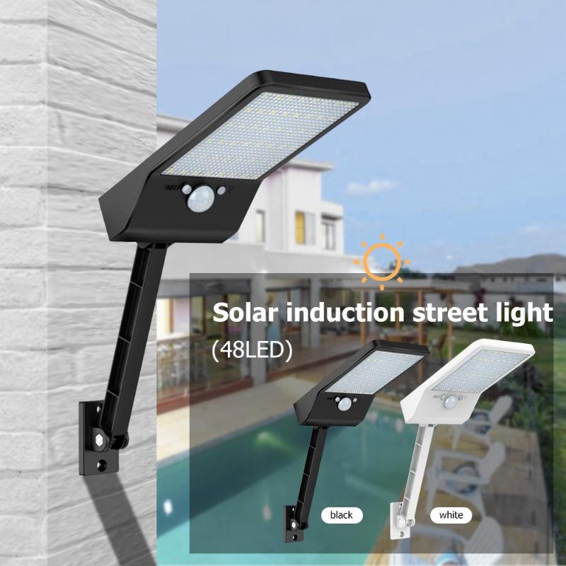 Professional 48-LED Solar Motion Security Light with Infrared Remote Suite