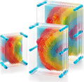 3-Piece Rainbow 3D Pin Art Sensory Bundle