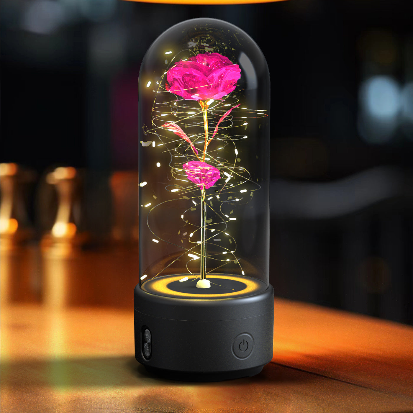 2-in-1 Legacy Love Bluetooth Speaker & LED Forever Rose Suite