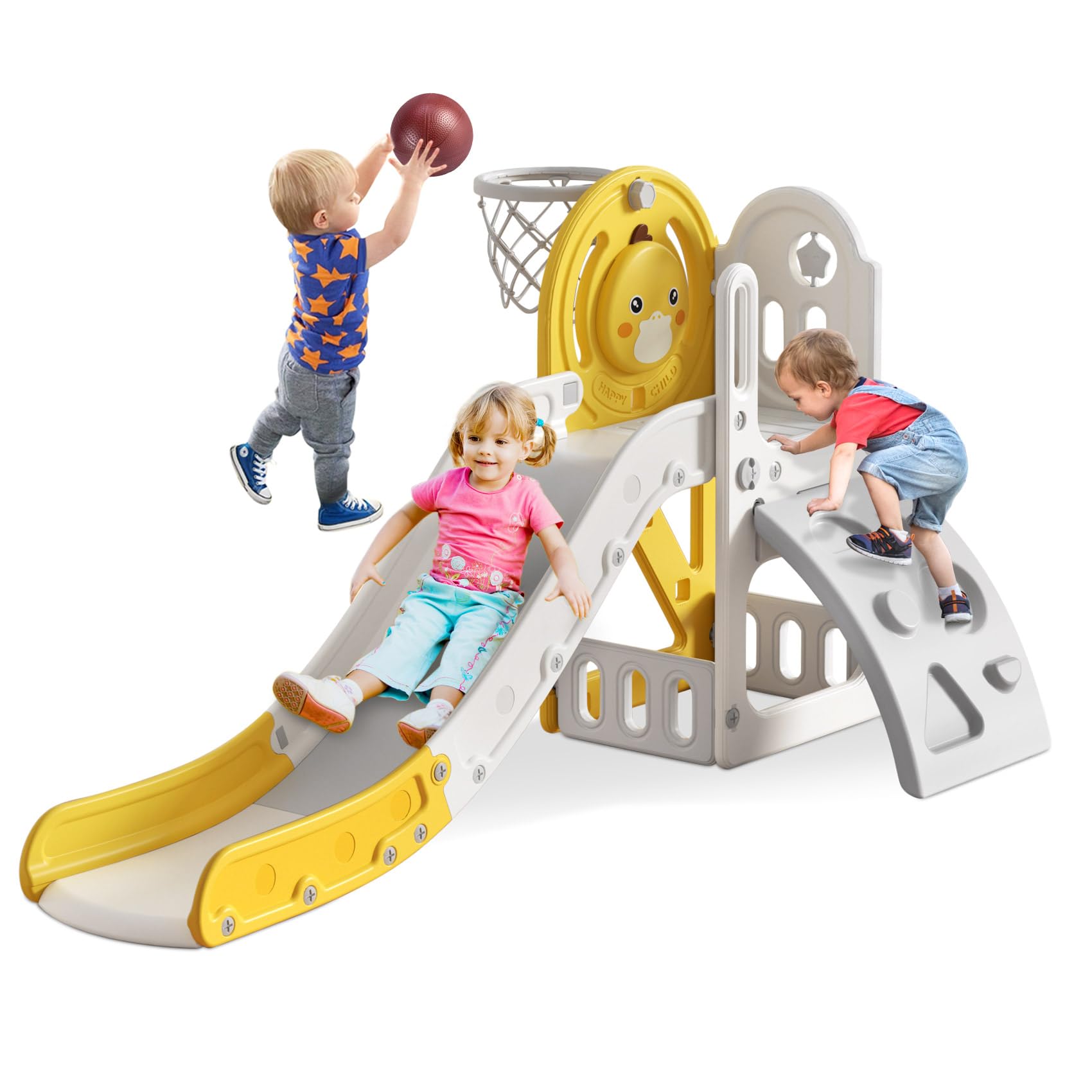 BIERUM 5-in-1 Duck-Themed Toddler Adventure Playground