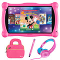 Premium 7" Kids Learning Tablet Bundle with Disney E-Books (Pink)