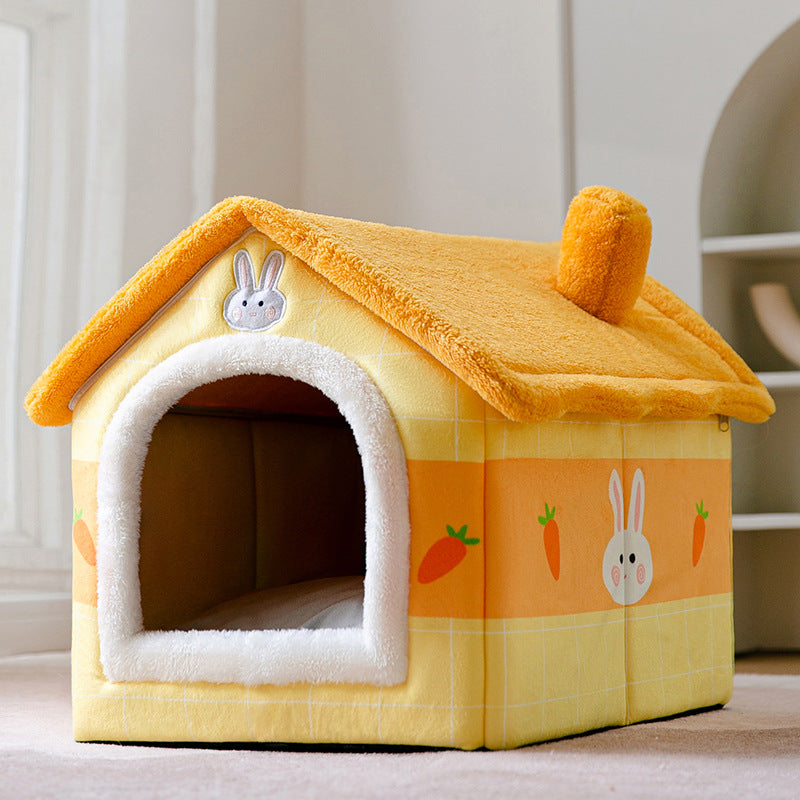 All-Season Thermal Enclosed Pet House & Brooder Nest
