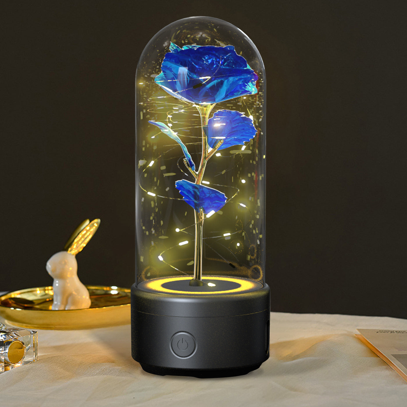 2-in-1 Legacy Love Bluetooth Speaker & LED Forever Rose Suite