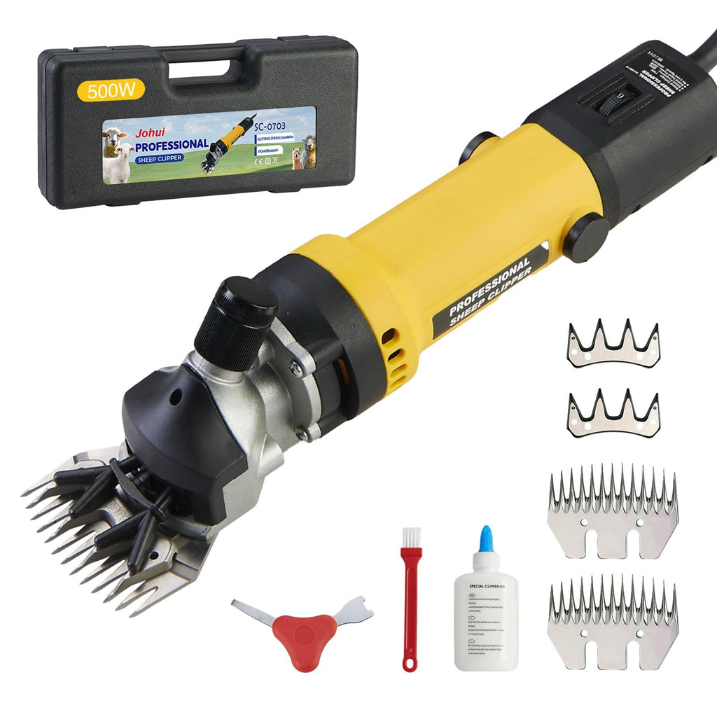 Johui Professional 500W High-Power Electric Livestock Shears