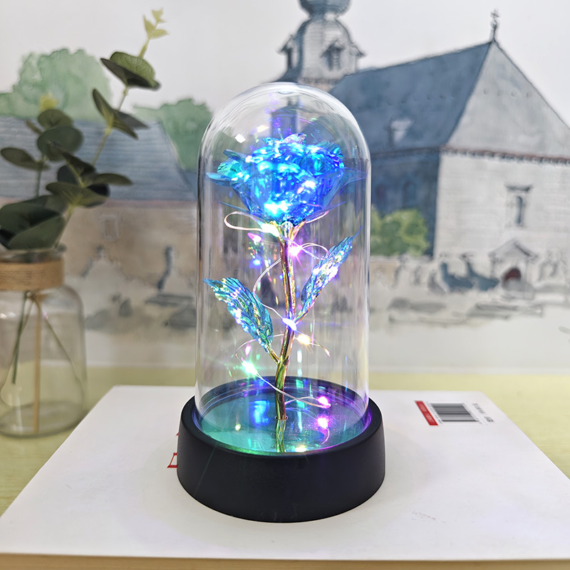 Legacy Love🔐 Forever Rose LED Night Light in Glass Dome
